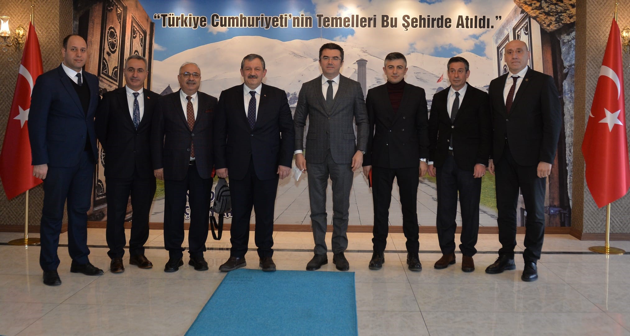 Erzurum Valisini Ziyaret Ettik